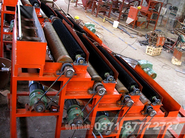 褐鐵礦生產線設備加工現場