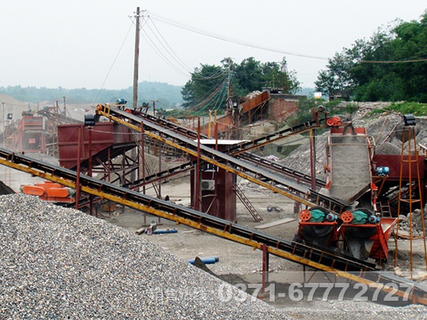 高速公路石料生產線