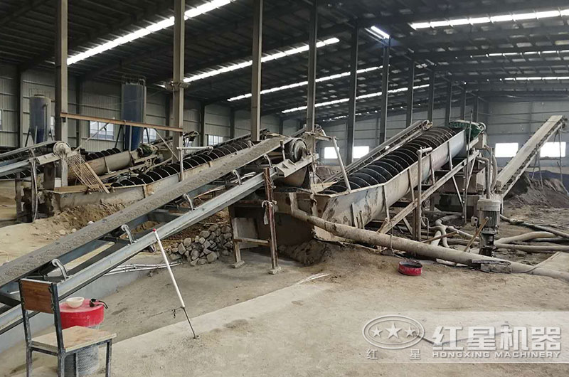 螺旋洗石機工作現場圖片 螺旋洗石機工作現場圖片