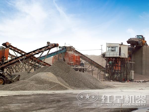 砂石骨料生產現場