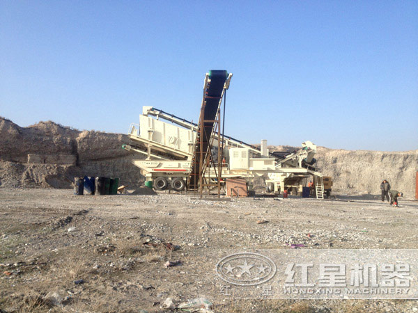 移動汽車載式打石機客戶現場