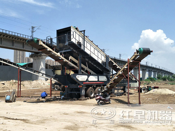 車載流動破石子機2