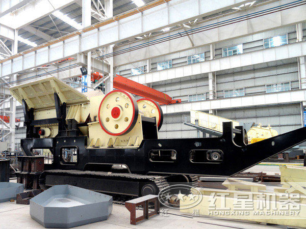 小型移動式石料破碎機