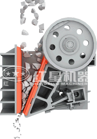 鄂式破碎機工作原理圖