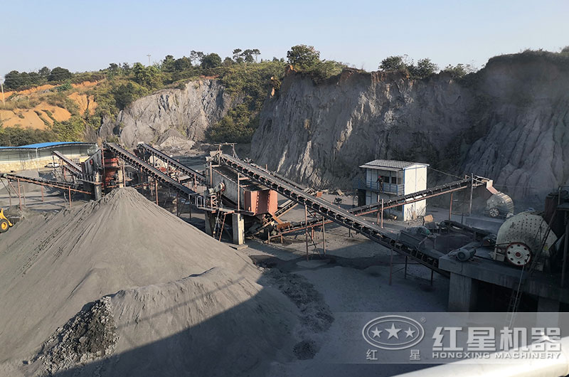 山西客戶骨料生產線 山西客戶骨料生產線