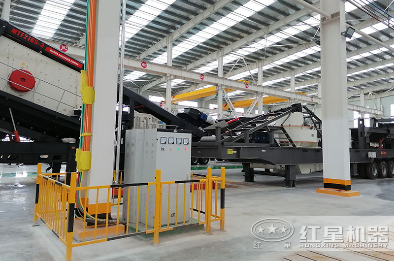 移動制砂一體機圖片 移動制砂一體機圖片