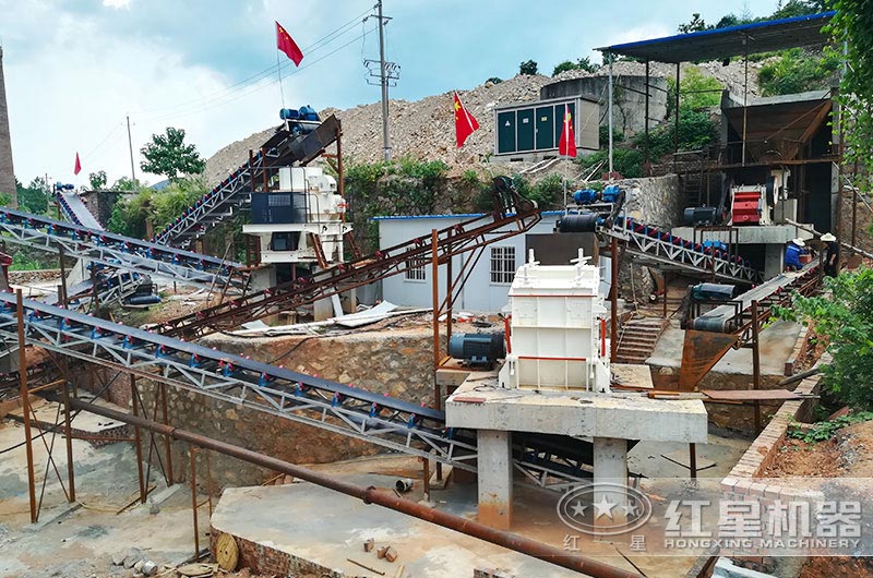 方解石破碎制砂現場圖片 方解石破碎制砂現場圖片