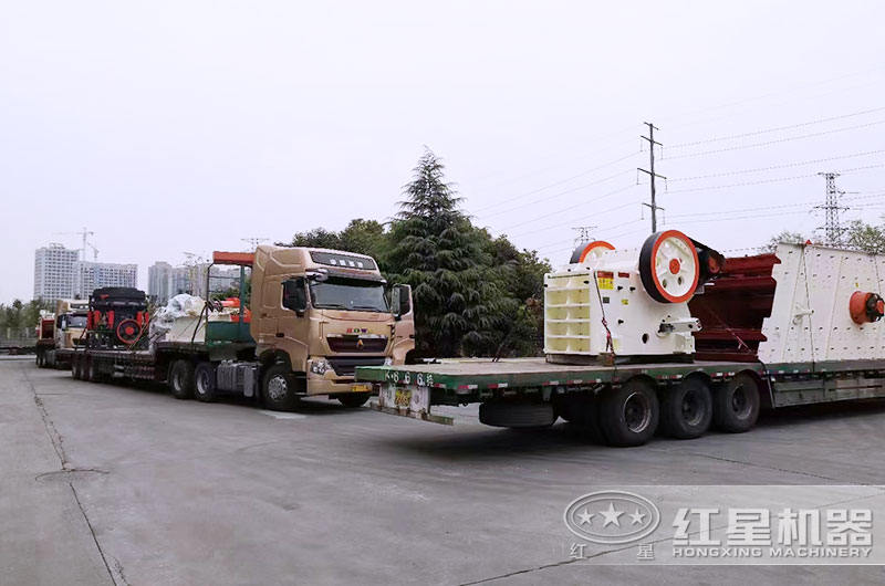 日產1000噸碎石機全套設備發貨