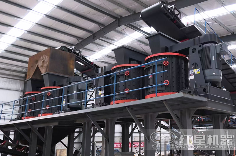 立軸制沙機工作現場圖片 立軸制沙機工作現場圖片