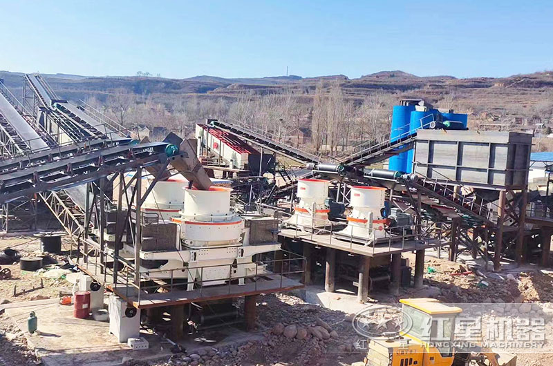 2臺制砂機聯合作業 2臺制砂機聯合作業