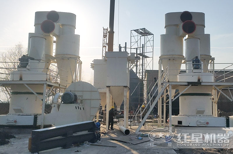 石頭磨粉現(xiàn)場實拍圖