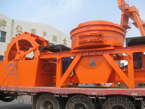 洗沙設備發貨現場 洗沙設備發貨現場