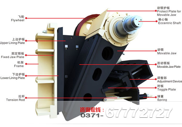 石頭破碎機液壓型結構