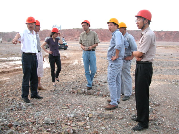 蘭炭烘干機現場考察