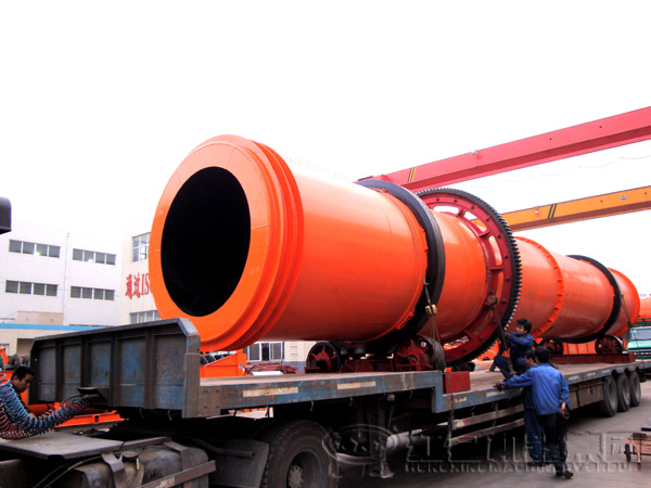 鉛精粉烘干機發貨現場