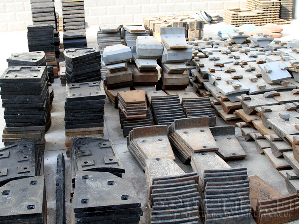 螢石礦球磨機襯板