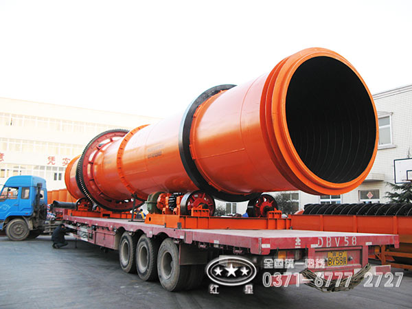 鉀長石烘干機發貨現場