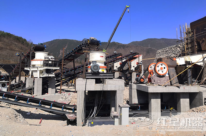 制砂生產線現場圖片