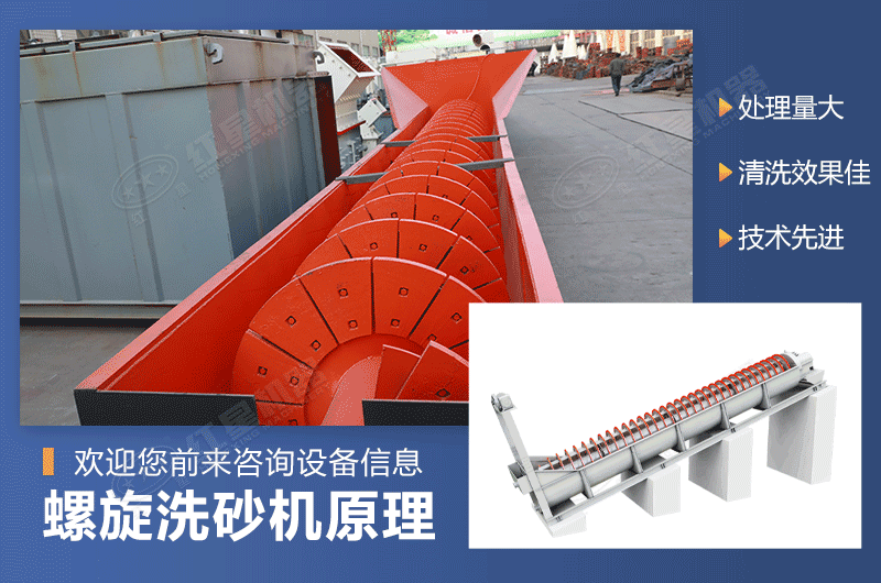螺旋洗砂機工作原理圖