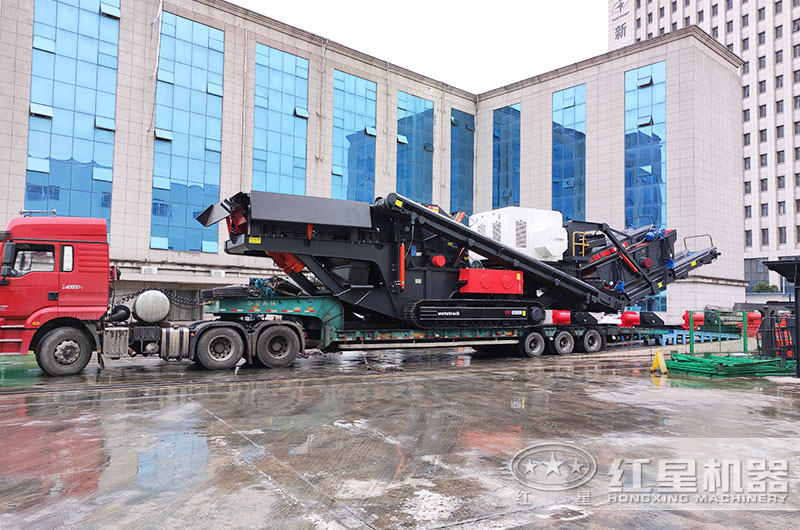 移動履帶碎石機發貨圖片