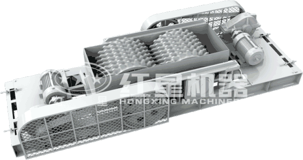 對(duì)輥式破碎動(dòng)態(tài)原理圖 對(duì)輥式破碎動(dòng)態(tài)原理圖