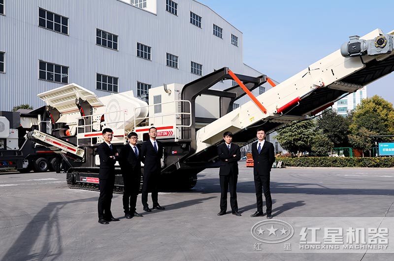 紅星機器客戶到廠參觀試機圖