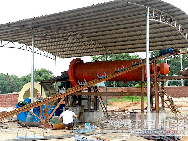 球磨機現場調試圖 球磨機現場調試圖