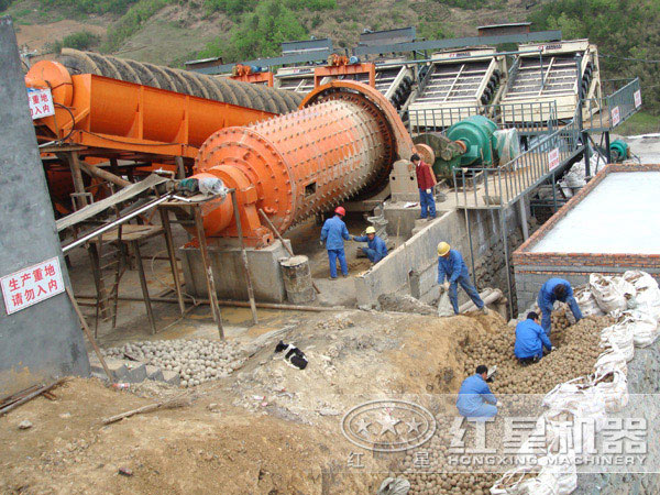 球磨機現場安裝圖 球磨機現場安裝圖