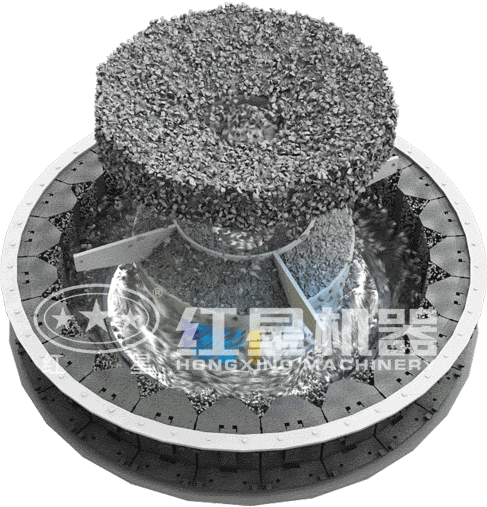 石英石制砂機動態(tài)原理圖