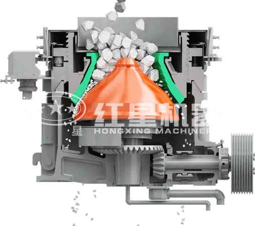 重晶石破碎機動態原理圖