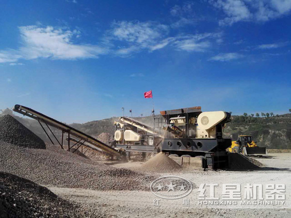 建筑垃圾制砂機現場作業圖 建筑垃圾制砂機現場作業圖