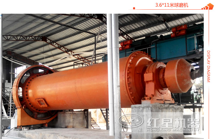 3.6*11米球磨機客戶現場