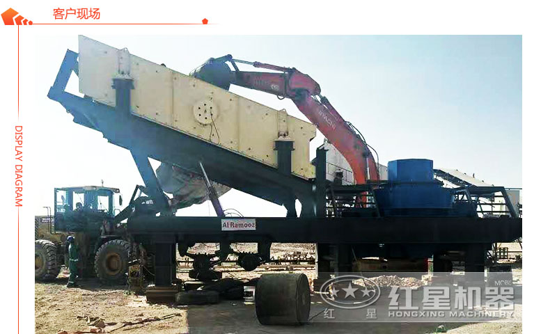 車載流動式打沙機(jī)作業(yè)現(xiàn)場 車載流動式打沙機(jī)作業(yè)現(xiàn)場