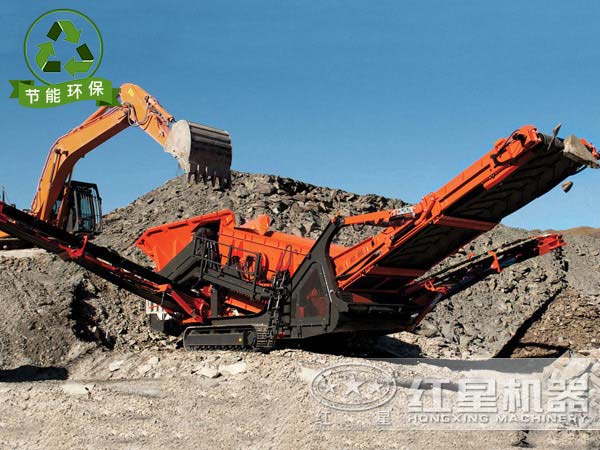 環保型流動性石子加工機山西客戶現場