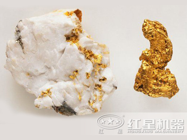 金礦石提煉出金子