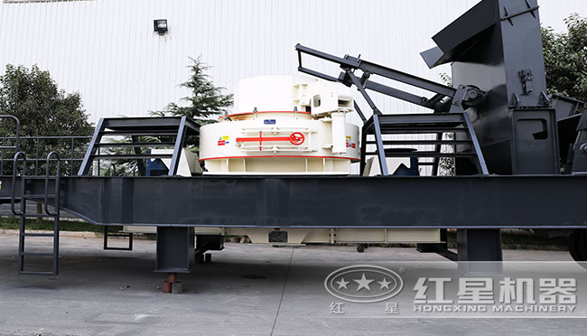 移動式石英砂制砂機展示