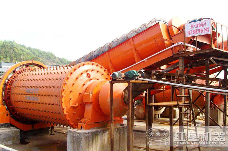 球磨機的加工現場展示