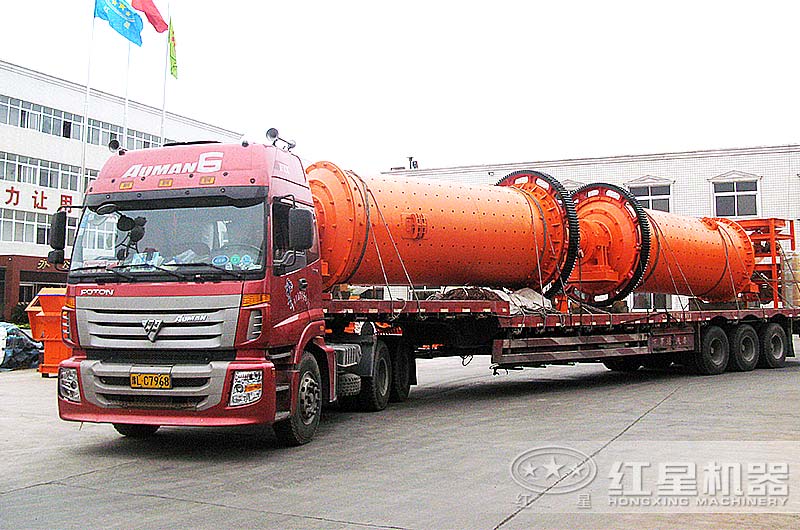 紅星機器兩臺球磨機發往廣西 紅星機器兩臺球磨機發往廣西