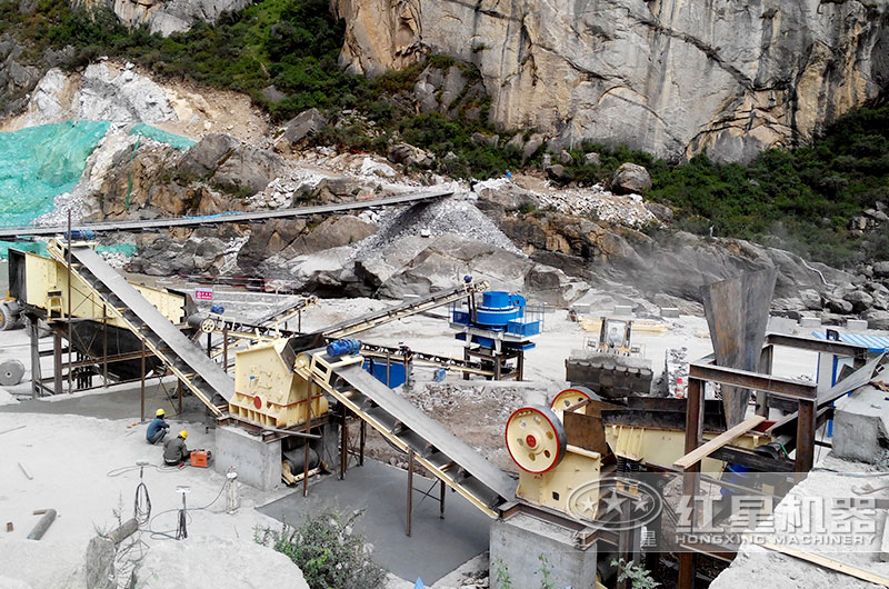 機制砂廠作業現場 機制砂廠作業現場