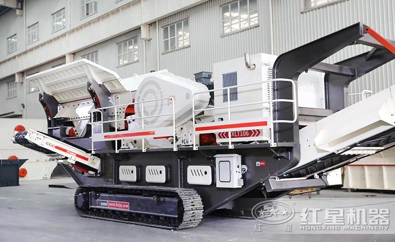 履帶式移動打石機