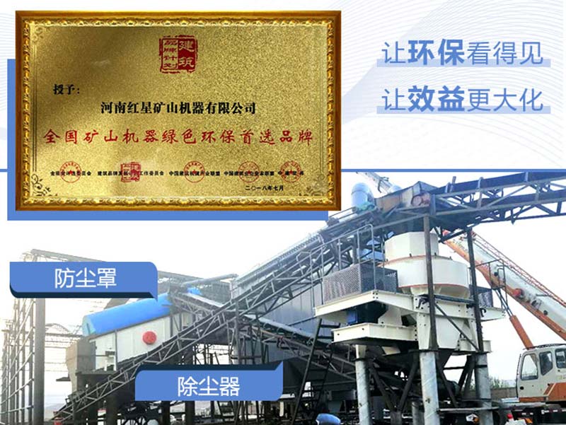 環保性砂石生產線組成