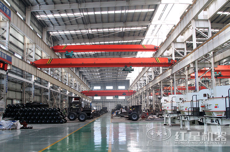 紅星機器鵝卵石制砂機車間