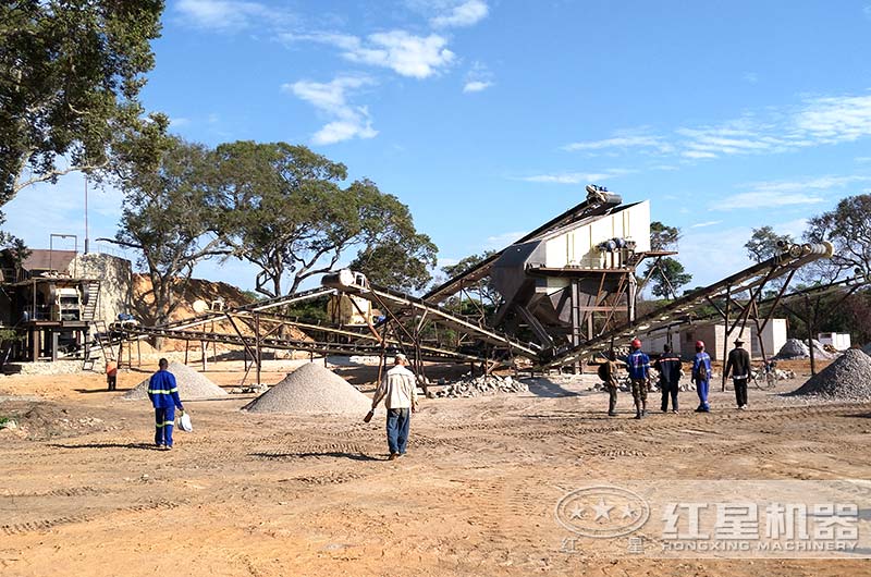 石頭破碎全套設(shè)備生產(chǎn)現(xiàn)場(chǎng) 石頭破碎全套設(shè)備生產(chǎn)現(xiàn)場(chǎng)