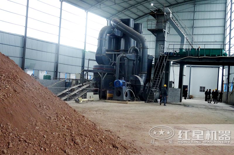 紅星機器石粉磨粉機作業現場 紅星機器石粉磨粉機作業現場