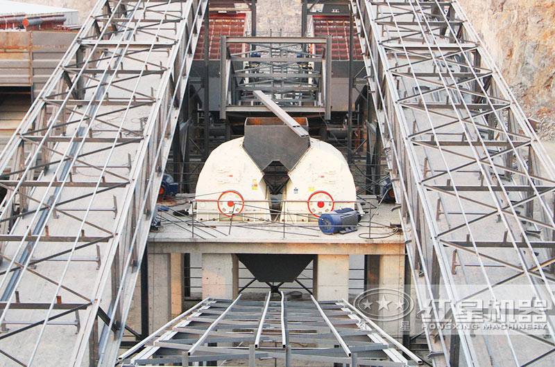 日產5000噸碎石生產線固定式生產配置