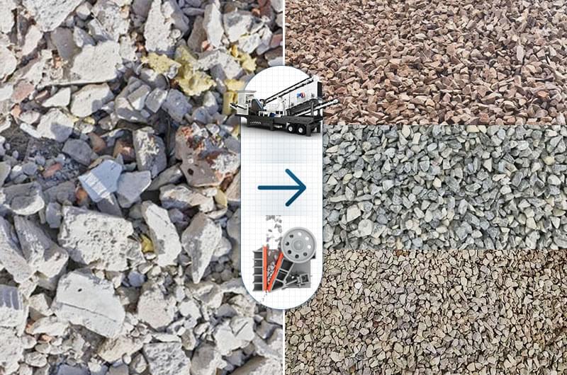 建筑垃圾經處理變為砂石骨料 建筑垃圾經處理變為砂石骨料