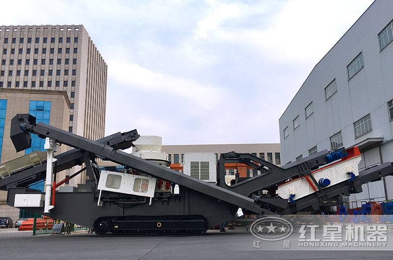 履帶移動式河卵石破碎機 履帶移動式河卵石破碎機