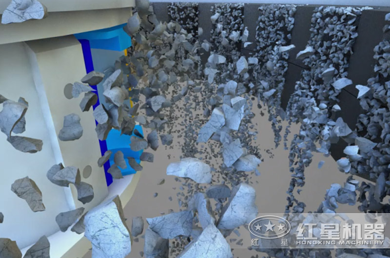 制砂機(jī)石打鐵原理圖示