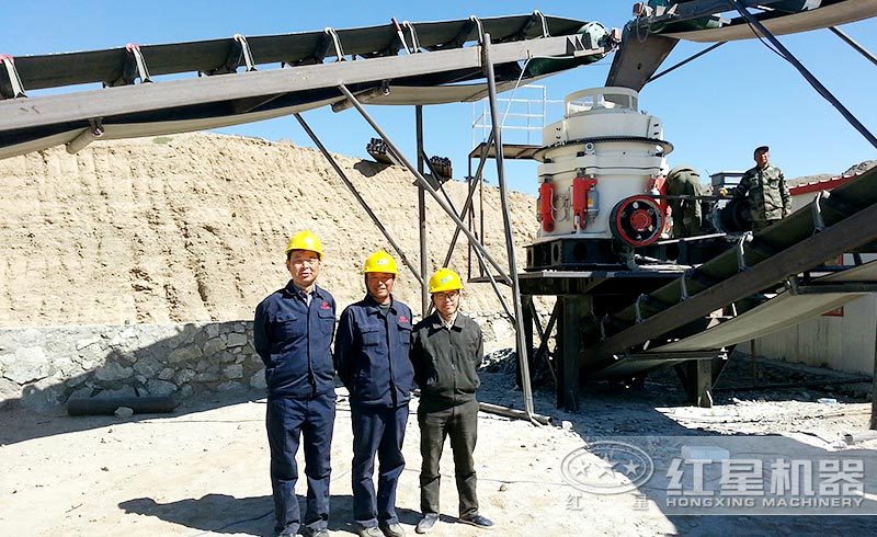 圓錐破碎機生產現場 圓錐破碎機生產現場