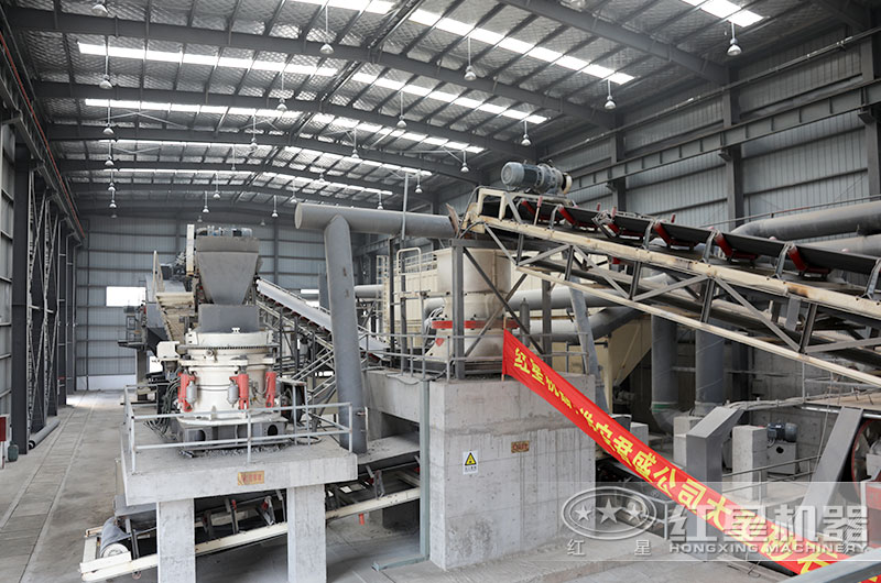 江蘇淮安碎石機生產(chǎn)線現(xiàn)場